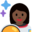 woman astronaut, dark skin tone